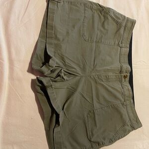 Lane Bryant Olive Green Shorts